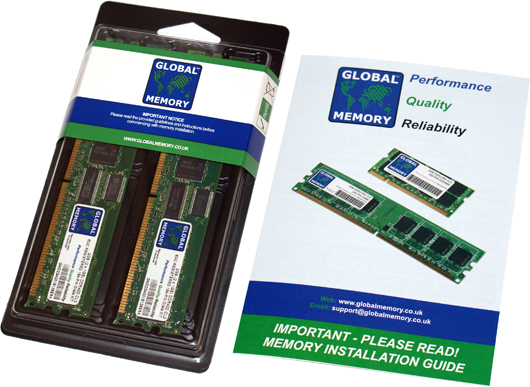 2GB (2 x 1GB) DDR 266MHz PC2100 184-PIN ECC REGISTERED DIMM (RDIMM) MEMORY RAM KIT FOR HEWLETT-PACKARD SERVERS/WORKSTATIONS (CHIPKILL)